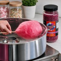 Zuckerwattezucker extra grob Kirsche rot-lila – Spezialzucker 700 g Dose