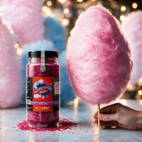 Zuckerwattezucker extra grob Kirsche rot-lila – Spezialzucker 700 g Dose