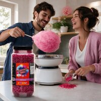 Zuckerwattezucker extra grob Kirsche rot-lila – Spezialzucker 700 g Dose