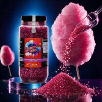 Zuckerwattezucker extra grob Kirsche rot-lila – Spezialzucker 700 g Dose
