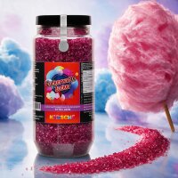 Zuckerwattezucker extra grob Kirsche rot-lila – Spezialzucker 700 g Dose