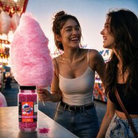 Zuckerwattezucker extra grob Kirsche rot-lila – Spezialzucker 700 g Dose