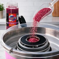 Zuckerwattezucker extra grob Kirsche rot-lila – Spezialzucker 700 g Dose