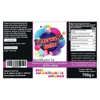 Zuckerwattezucker extra grob weiß – Spezialzucker 700 g Dose