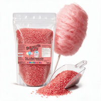 Grober Zuckerwattezucker Erdbeere Rot 1,5 kg Beutel...
