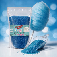 Grober Zuckerwattezucker Blaubeere Blau 1,5 kg Beutel für Zuckerwattevollautomaten