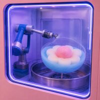 Grober Zuckerwattezucker Apfel Grün 1,5 kg Beutel für Zuckerwattevollautomaten