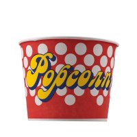 Popcorn Bodenbecher 85oz / 3 Liter - ca. 100 g Unten...