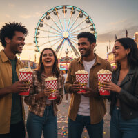 Popcorn Bodenbecher 85 oz 3 Liter