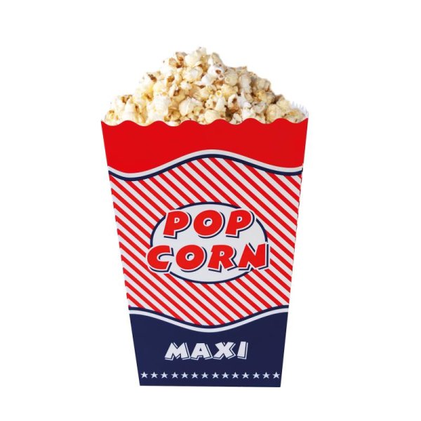 Popcorn Faltbecher 150 g / 5,2 Liter - 16x16x24 cm