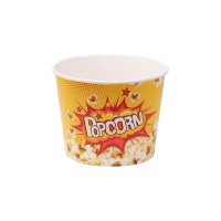 Popcorn Bodenbecher 85oz / 3 Liter - ca. 100 g Unten ⌀ 14,5 cm, Oben ⌀18,5 cm Höhe 14,7 cm