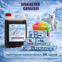 Ice Bär Slush Sirup Brombeere 5L 1:5 AZO frei ohne Glyzerin Konzentrat