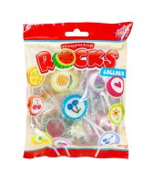 Rocks Lollies 150 g einzeln verpackt Motive Fruchtgeschmack