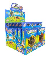 Display Komplett Alien Robot Fidget Spiner mit Zuckerblitzen zum Essen 12 Stück