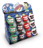 Display Komplett Ugly Mouth Lutscher mit Gebissmotiven 12 Stück