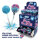 Display Komplett 100 x Pom Painter Zungenfärber Lolly zungenfärbend (blau)