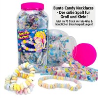 Display Komplett 70 x Candy Necklaces 17 g mit...