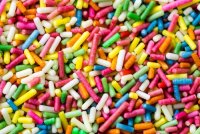 Zuckerstifte - Zuckerstreusel bunt azofrei - 1 Kg