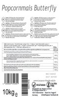 Premium Butterfly Mais Kinopopcorn 10 kg Sack